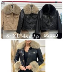 Kurtka ekoskóry damskie (S-XL/4szt)