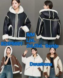 Kurtka ekoskóry damskie (S-3XL/6szt)