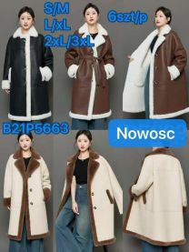 Kurtka ekoskóry damskie (S-3XL/6szt)