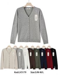 Swetry damskie (S-L/8szt)