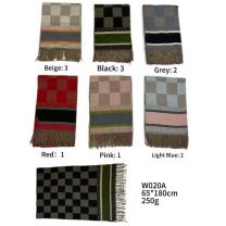 Szaliki damskie (uniwersalny/12szt)