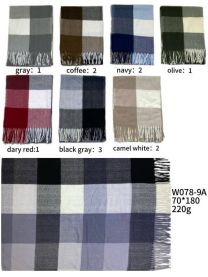 Szaliki damskie (uniwersalny/12szt)