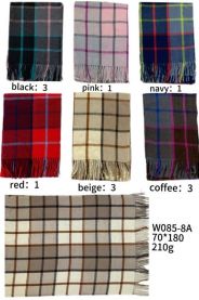 Szaliki damskie (uniwersalny/12szt)