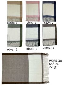 Szaliki damskie (uniwersalny/12szt)