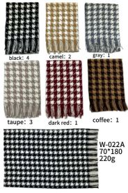 Szaliki damskie (uniwersalny/12szt)