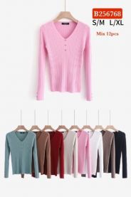 Swetry damskie (S-XL/12szt)