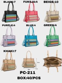 Torebki damskie (uniwersalny/6szt)