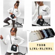 Swetry damskie (L-2XL/12szt)