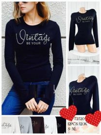 Swetry damskie (S-XL/12 szt)