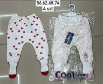 Spodnie niemowlęce turecka (56-74/12szt)