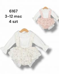 Sukienki dziewczynka turecka (3-12M/12szt)