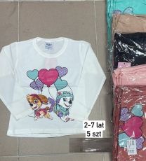 Bluzka dzieci turecka (2-7lat/10szt)