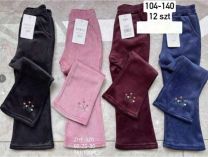 Spodnie dziewczynka turecka (104-140/12szt)