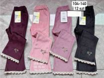 Spodnie dziewczynka turecka (104-140/12szt)