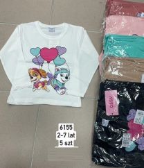 Bluzka dziewczynka turecka (2-7LAT/10szt)