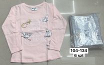 Bluzka dziewczęca Turecka (104-134/12szt)