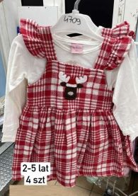 Sukienki dziewczynka turecka (2-5LAT/12szt)