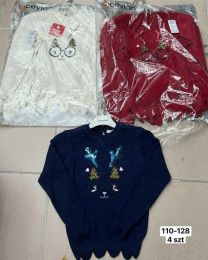 Swetry dziewczęce Turecka (110-128/12szt)