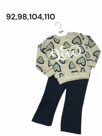 Komplety dziewczynka Turecka (92-110/12kpt)