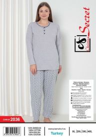 Piżama damska Turecka (XL-4XL/12Kompletów)