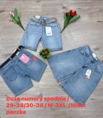 spodenki jeans damskie (M-3XL/10szt)