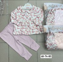 Komplet Dziecięce Turecka (68-80/12kpt)