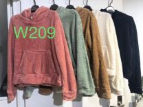 Bluzy z kapturem damskie (S-L/12szt)