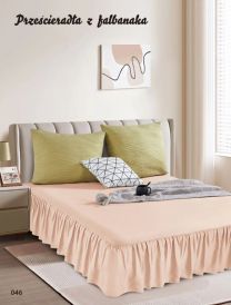 Prześcieradła z falbankami (180x200cm/6szt)