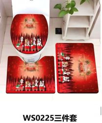 Świetny łazienka dywan-Complete 3cz (50X80cm+40X50cm+45X40cm/6kpt)