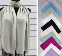 Szaliki damskie (uniwersalny/12szt)