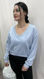 Bluzy bez kaptura damskie (S-XL/4szt)