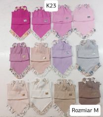 Komplet Czapki Dzieci (M/12kpt)