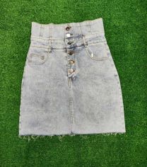 Spódnice jeansowe damskie (S-L/3szt)