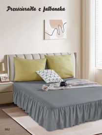 Prześcieradło z falbanki (200x220cm/6szt)