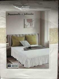 Prześcieradło z falbanki (160x200cm/6szt)