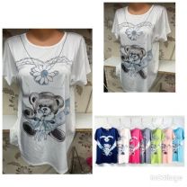 Bluzki damskie (L-3XL/12szt)