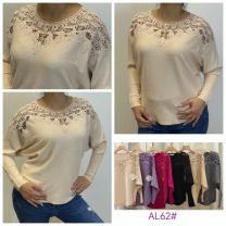 Swetry damskie (L-3XL/12szt)