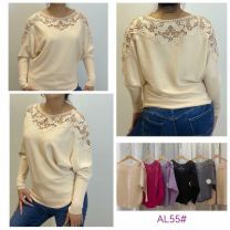 Swetry damskie (L-3XL/12szt)