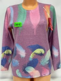 Swetry damskie (L-3XL/8szt)