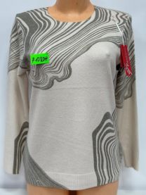 Swetry damskie (L-3XL/8szt)