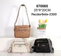 Torebki damskie (uniwersalny/6szt)