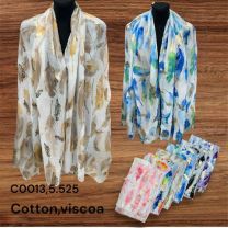 Szaliki damskie (uniwersalny/12szt)