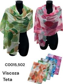 Szaliki damskie (uniwersalny/12szt)