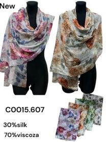 Szaliki damskie (uniwersalny/12szt)