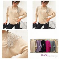 Swetry damskie (L-3XL/12szt)