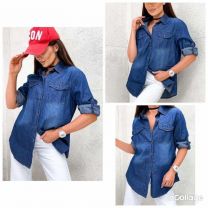 Koszula jeansowa damska (46-54/10szt)