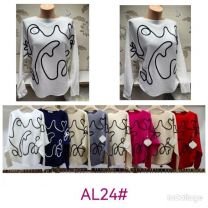 Swetry damskie (L-3XL/10szt)