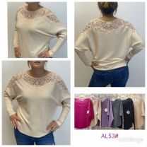 Swetry damskie (L-3XL/12szt)