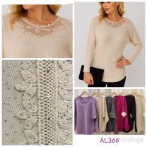 Swetry damskie (L-3XL/12szt)