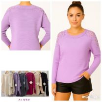 Swetry damskie (L-3XL/12szt)